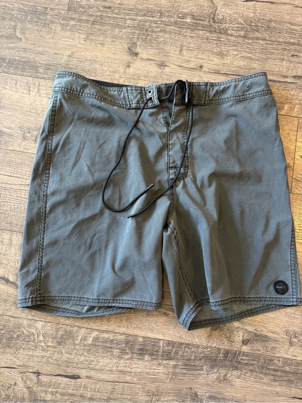 RVCA Men's Gray Swim Shorts